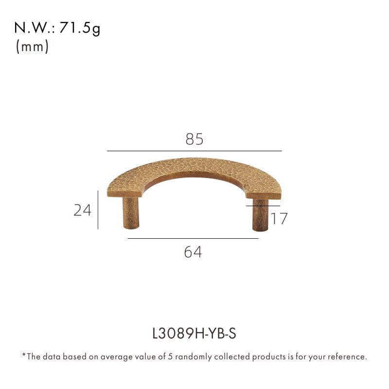 Solid Brass Aztec Pull Handle with Hammered Pattern – Elegant Kitchen Cabinet and Drawer Handle for Modern Interiors 15