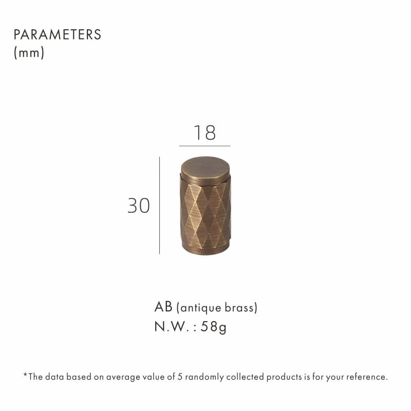 Solid Brass Pull Handle with Diamond Pattern – Matt Brushed Nickel Finish for Kitchen Cabinet Doors and Furniture 11