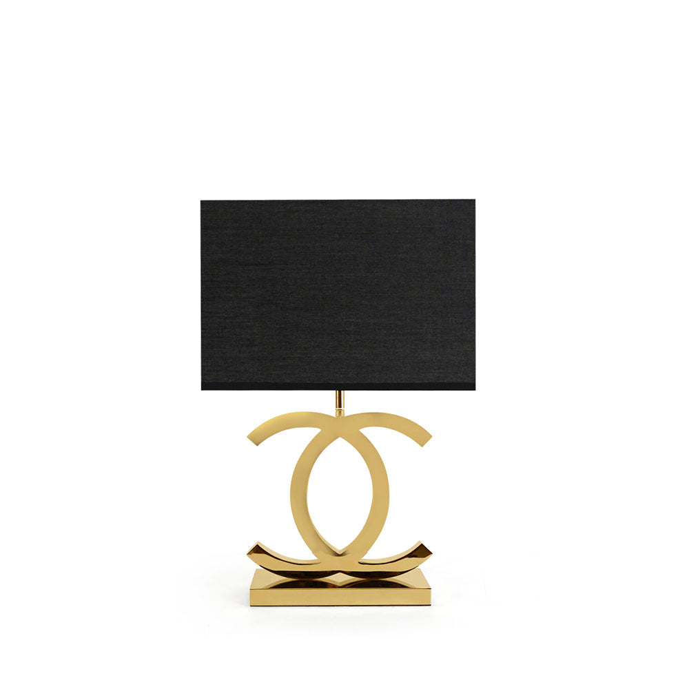 Stainless Steel Table Lamp with Fabric Shade β Modern Nordic Bedside Lamp for Bedroom and Living Room 1