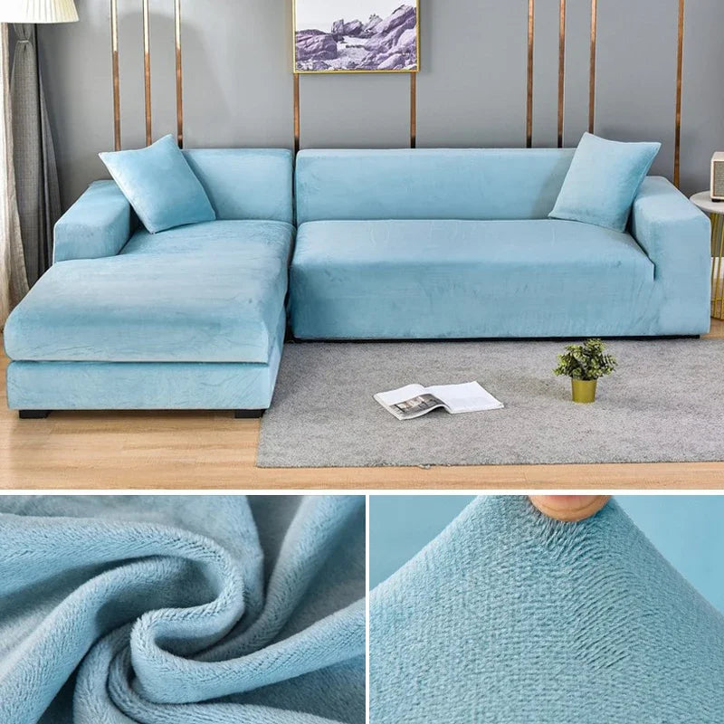 Stretch-Fit Machine-Washable Pet Sofa Cover