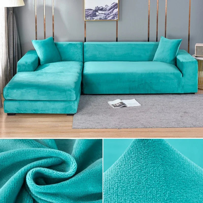 Stretch-Fit Machine-Washable Pet Sofa Cover