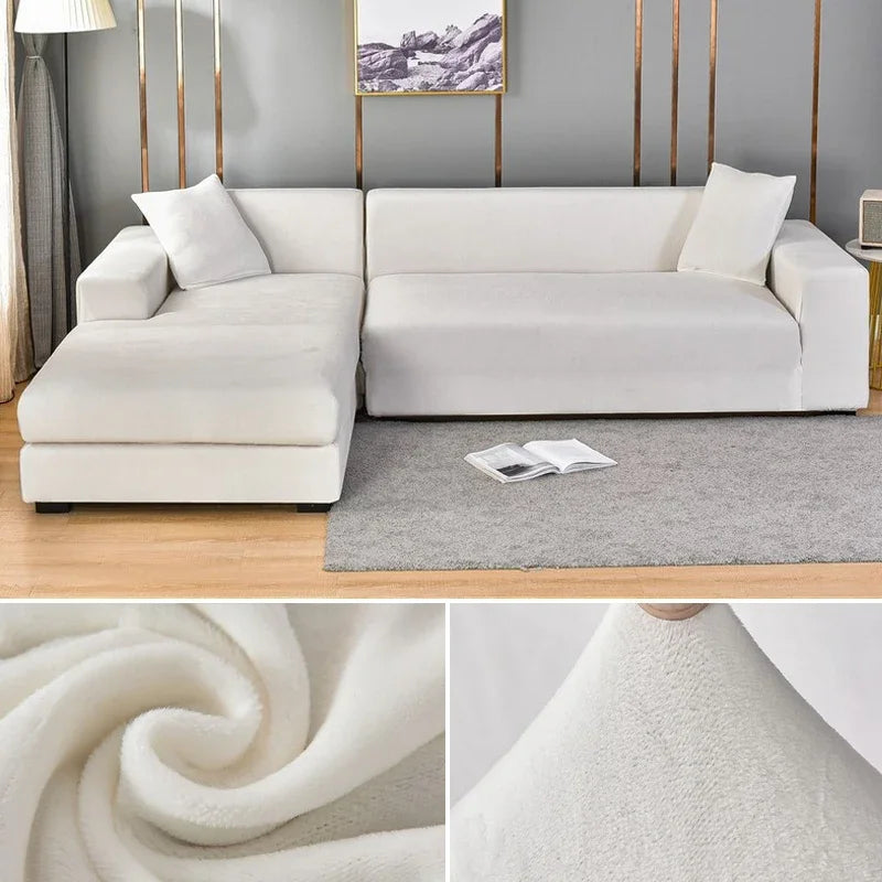 Stretch-Fit Machine-Washable Pet Sofa Cover