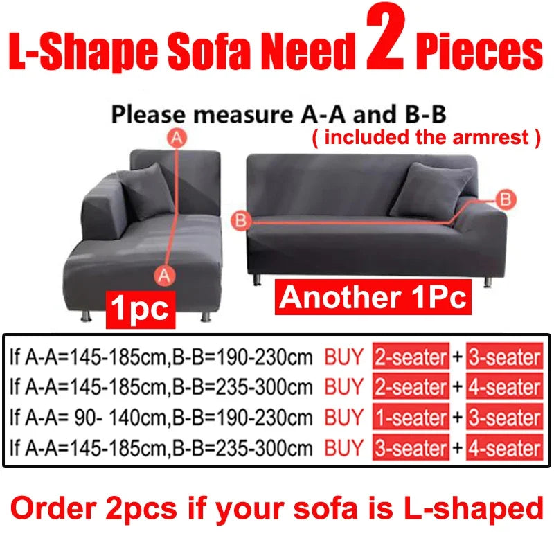Stretch-Fit Machine-Washable Pet Sofa Cover