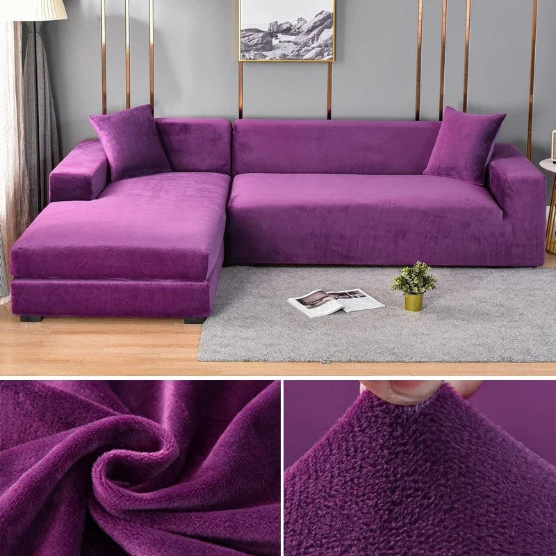Stretch-Fit Machine-Washable Pet Sofa Cover