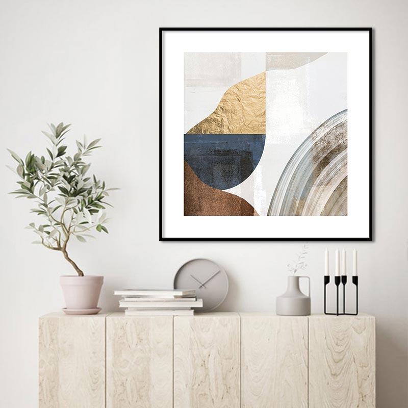 Stretched Canvas Wall Art - Elegant Patterns in Light for Home Decor, 24x36 Inches, Ready to Hang 5