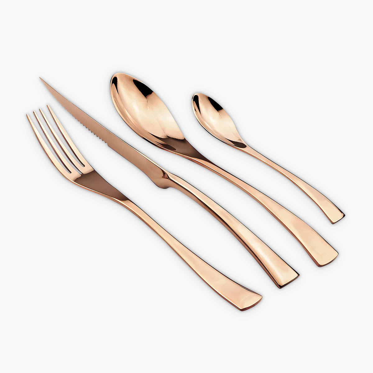Stylish Stainless Steel Cutlery Set with Ergonomic Design – Available in Multiple Finishes for Elegant Dining