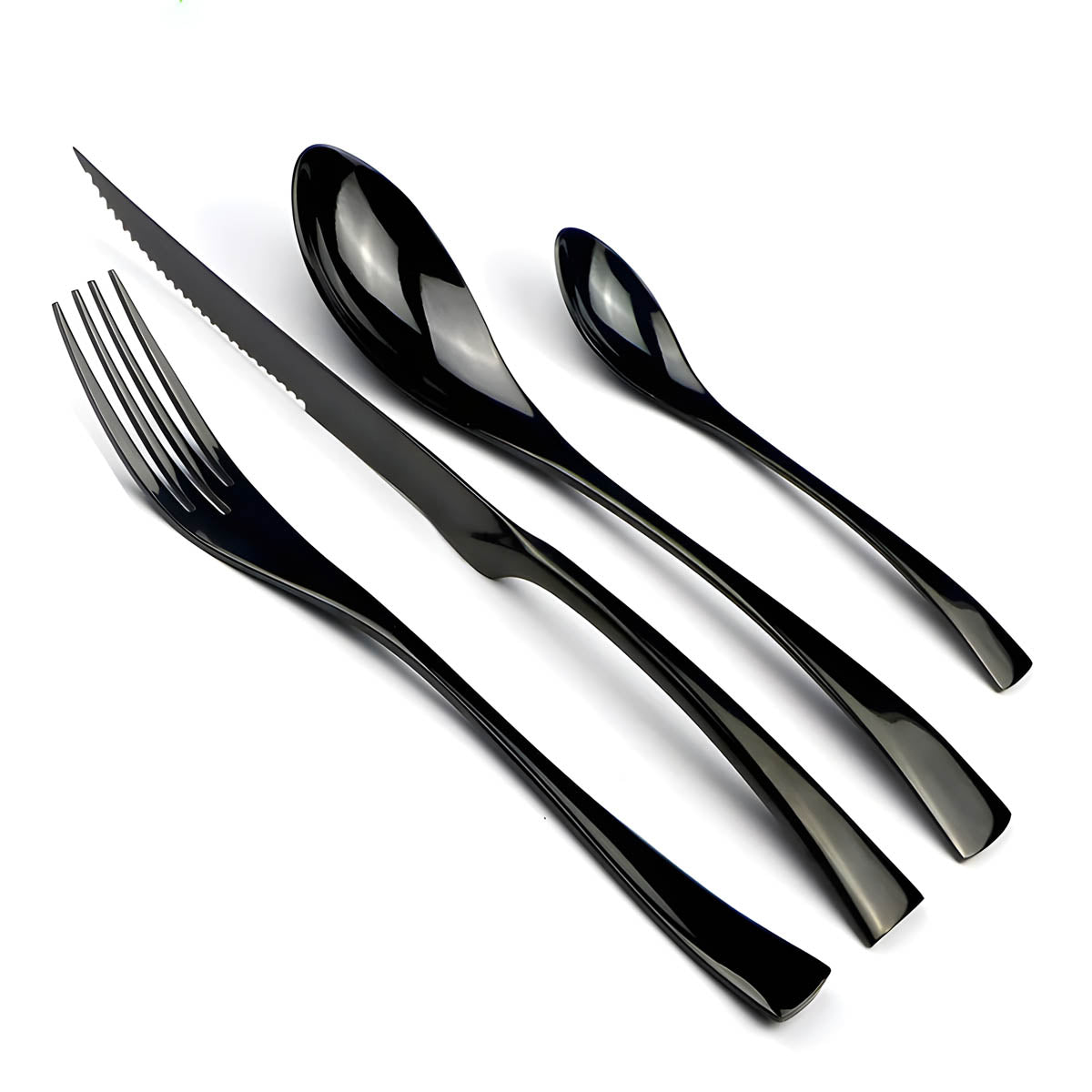 Stylish Stainless Steel Cutlery Set with Ergonomic Design – Available in Multiple Finishes for Elegant Dining