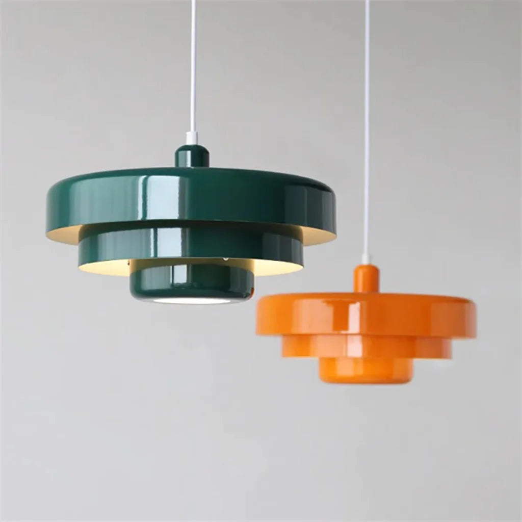 Triple Layer Disc Pendant Light – Modern Kitchen Ceiling Fixture for Stylish Interiors, Adjustable Height, Energy Efficient