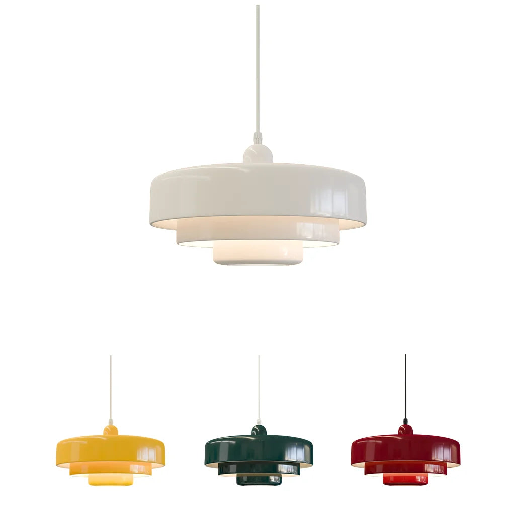 Triple Layer Disc Pendant Light – Modern Kitchen Ceiling Fixture for Stylish Interiors, Adjustable Height, Energy Efficient 11