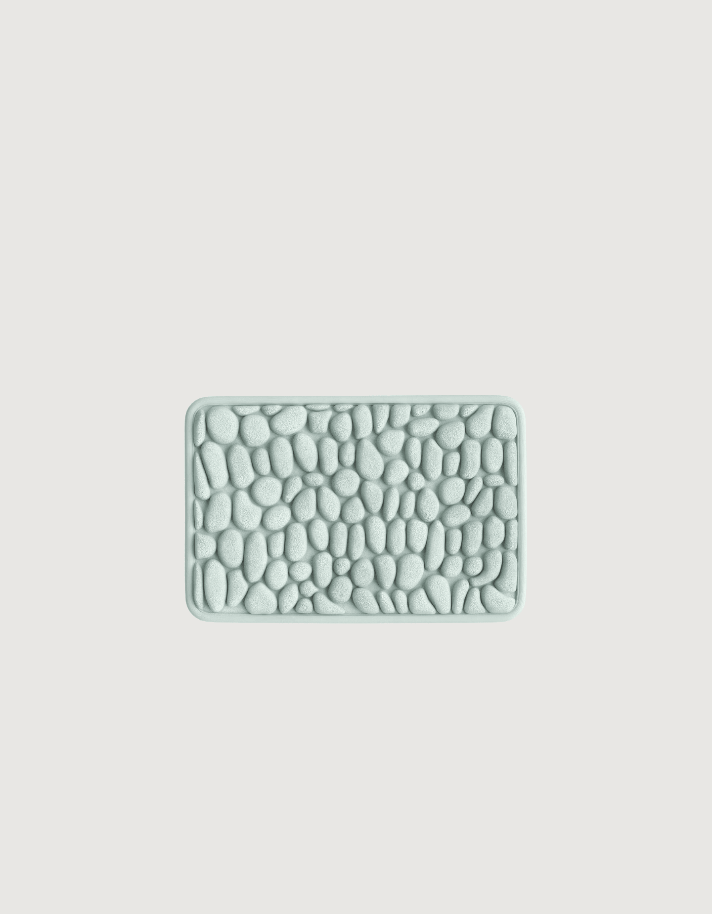 Ultra-Absorbent Non-Slip Bath Mat β 2.3cm Thick Pebble Bathroom Rug in Natural Stone Tones 13