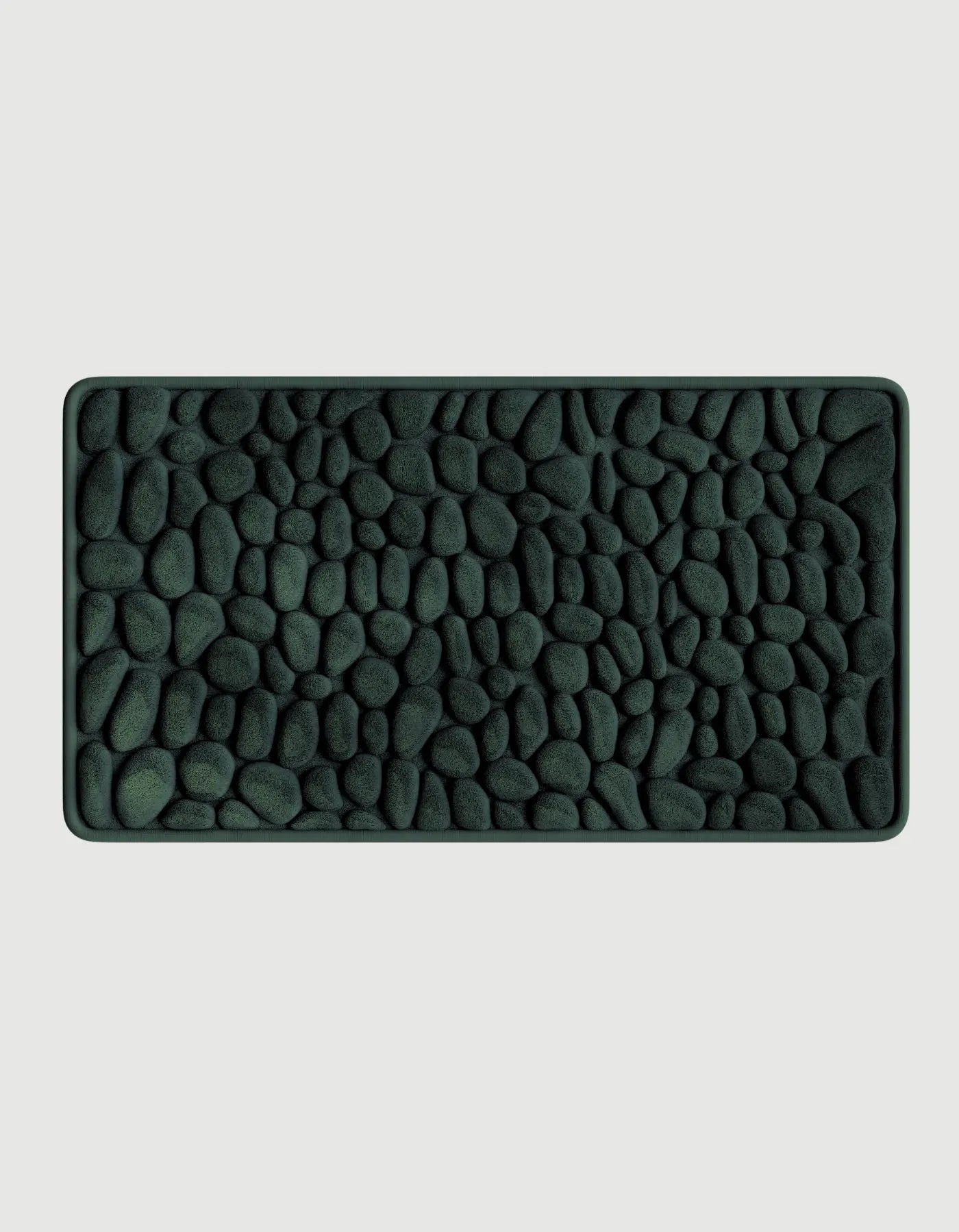 Ultra-Absorbent Non-Slip Bath Mat β 2.3cm Thick Pebble Bathroom Rug in Natural Stone Tones 22
