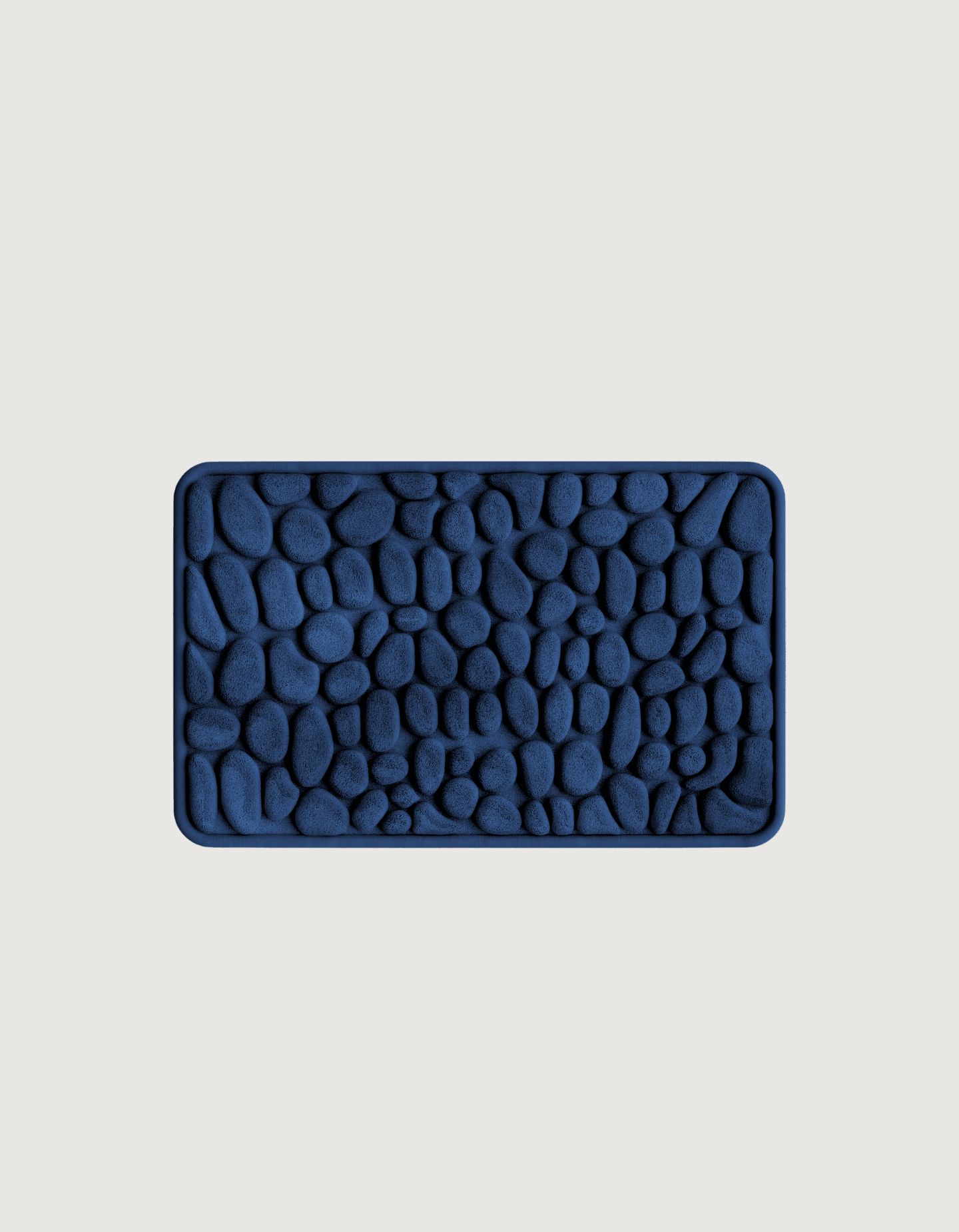 Ultra-Absorbent Non-Slip Bath Mat β 2.3cm Thick Pebble Bathroom Rug in Natural Stone Tones 23