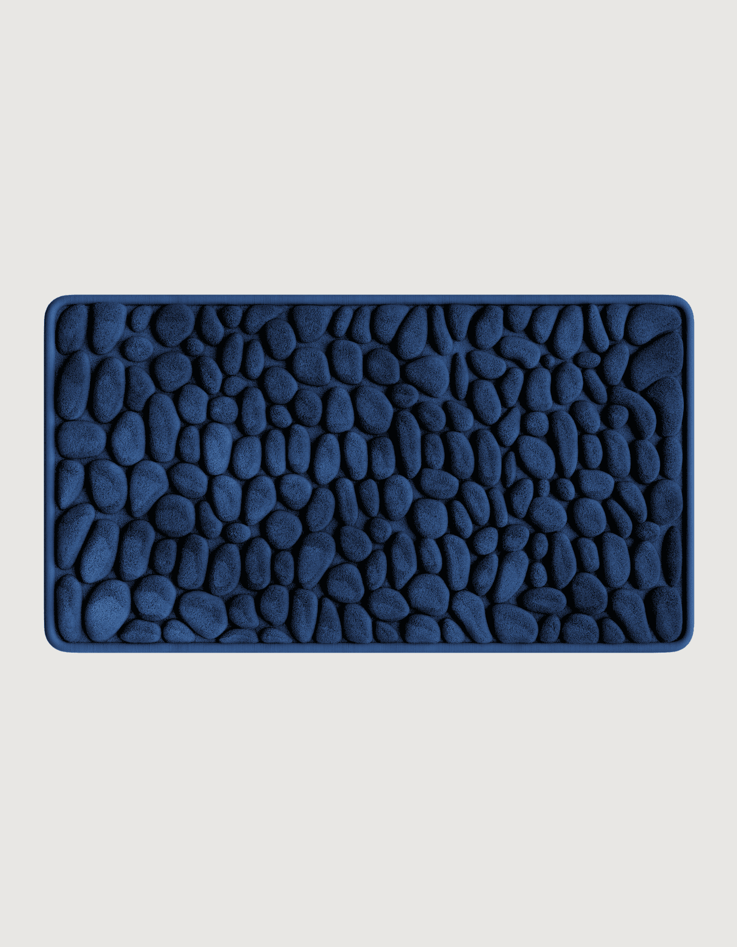 Ultra-Absorbent Non-Slip Bath Mat β 2.3cm Thick Pebble Bathroom Rug in Natural Stone Tones 28