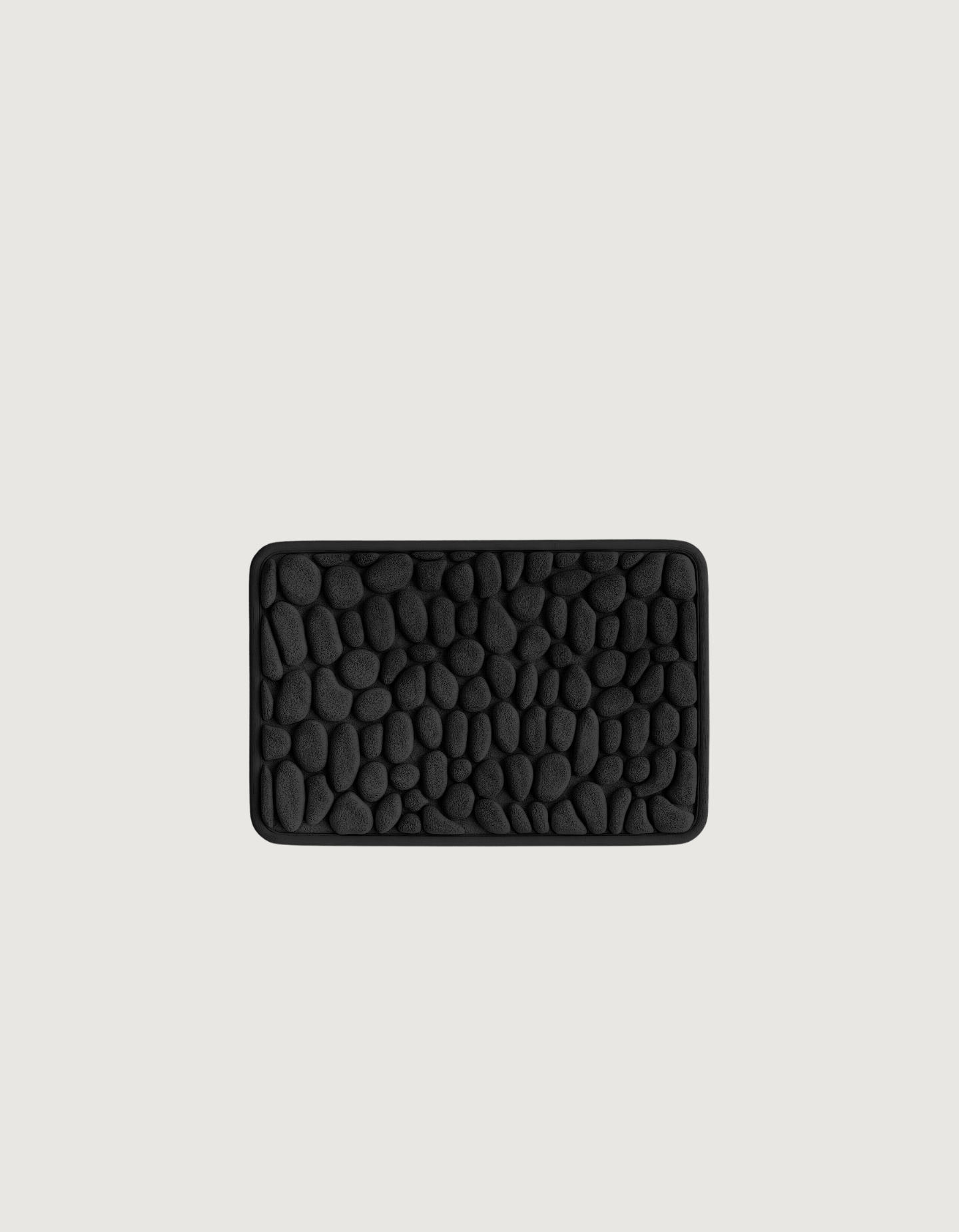 Ultra-Absorbent Non-Slip Bath Mat β 2.3cm Thick Pebble Bathroom Rug in Natural Stone Tones 33