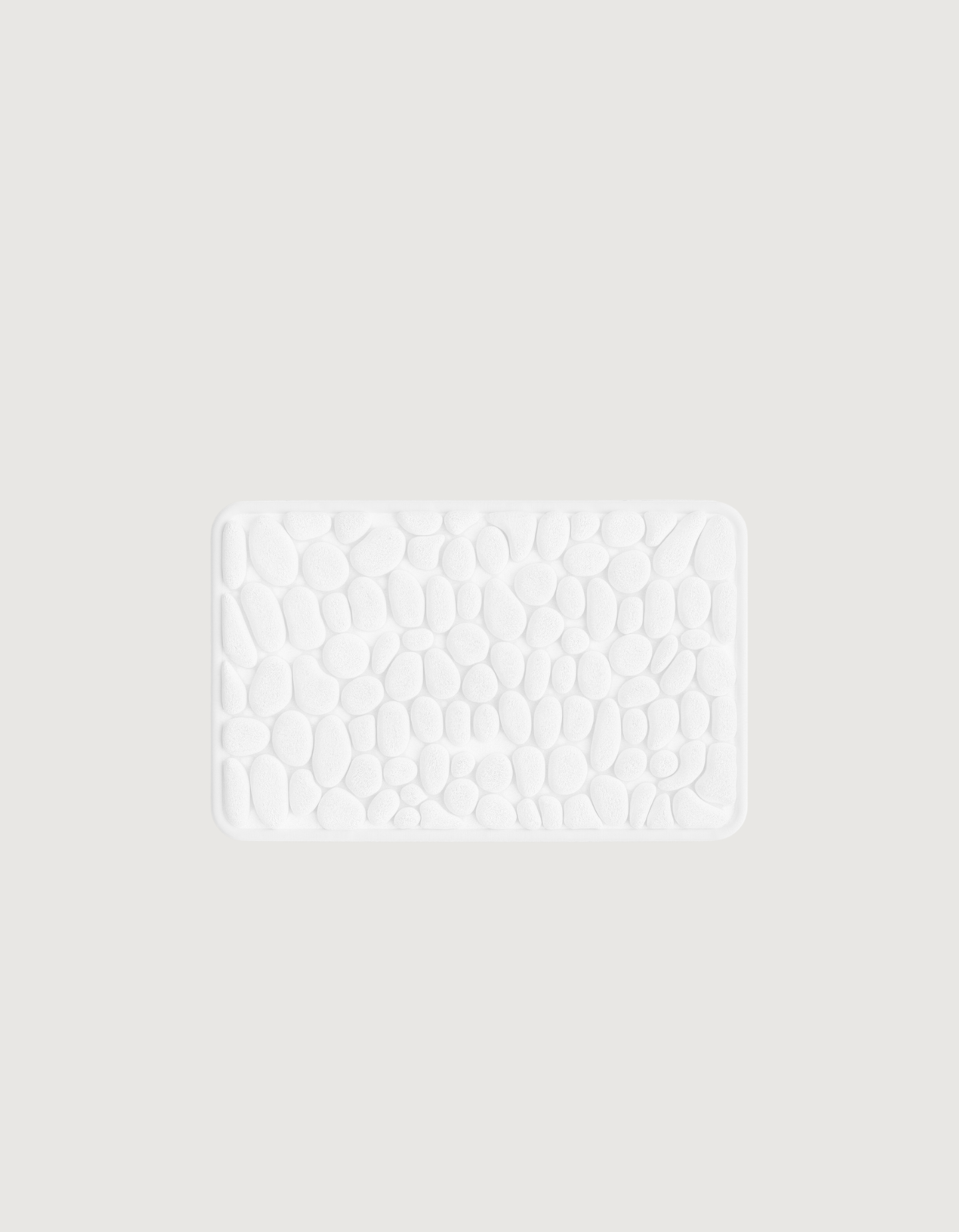 Ultra-Absorbent Non-Slip Bath Mat β 2.3cm Thick Pebble Bathroom Rug in Natural Stone Tones 34