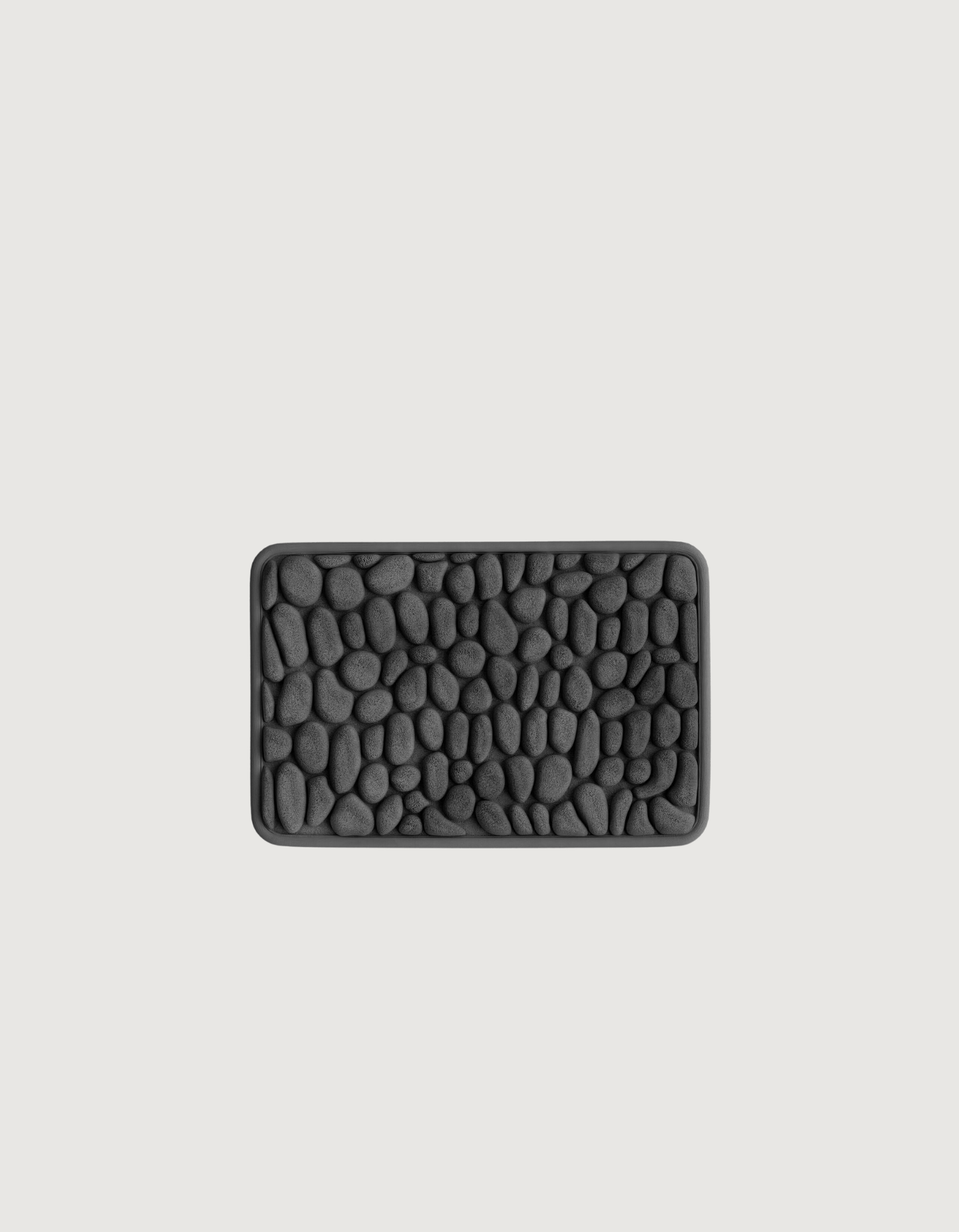 Ultra-Absorbent Non-Slip Bath Mat β 2.3cm Thick Pebble Bathroom Rug in Natural Stone Tones 8