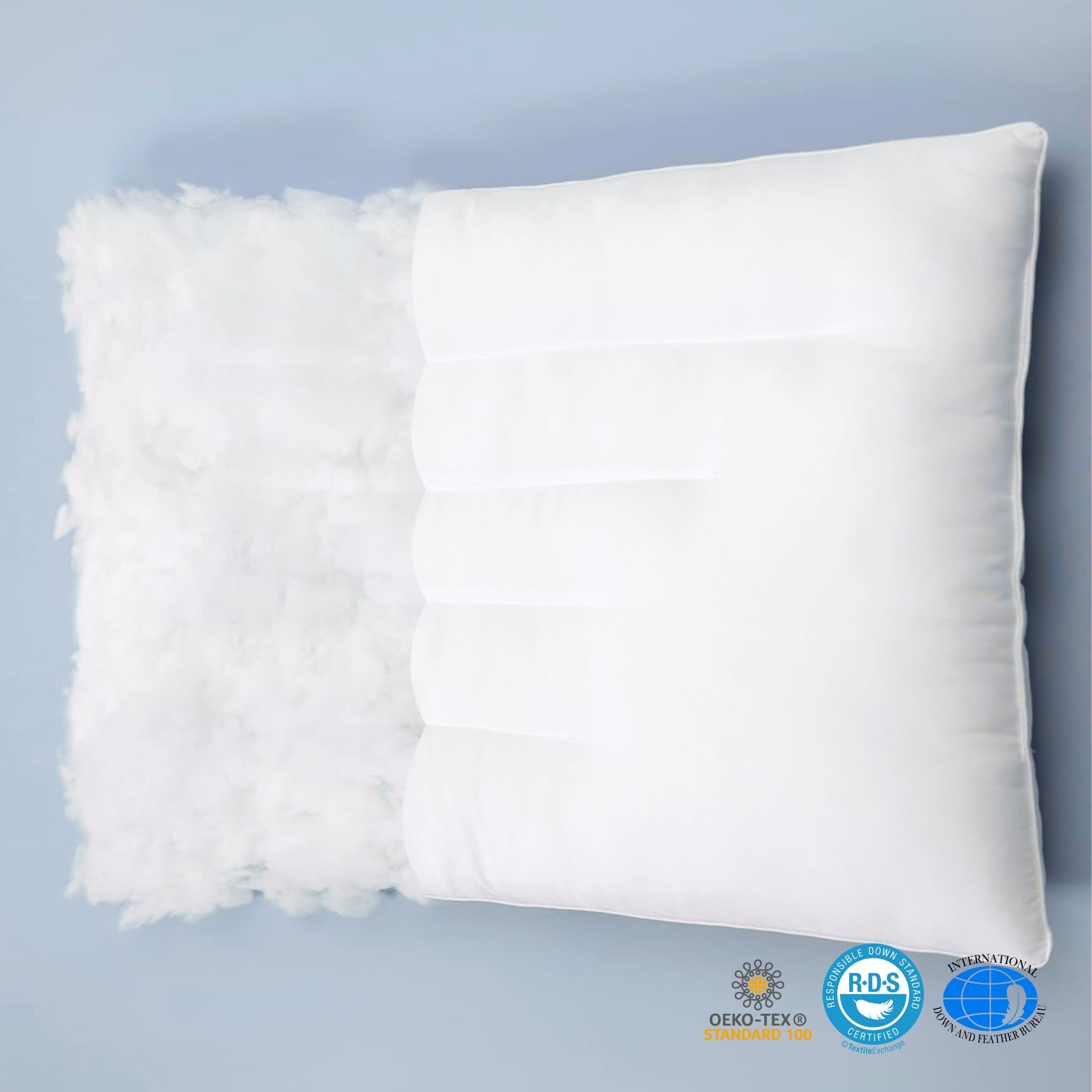Ultra-Thin Pure Cotton Pillow for Side Sleepers - Best Pillow for Neck Pain with Low Loft Design and Hypoallergenic Cover 7