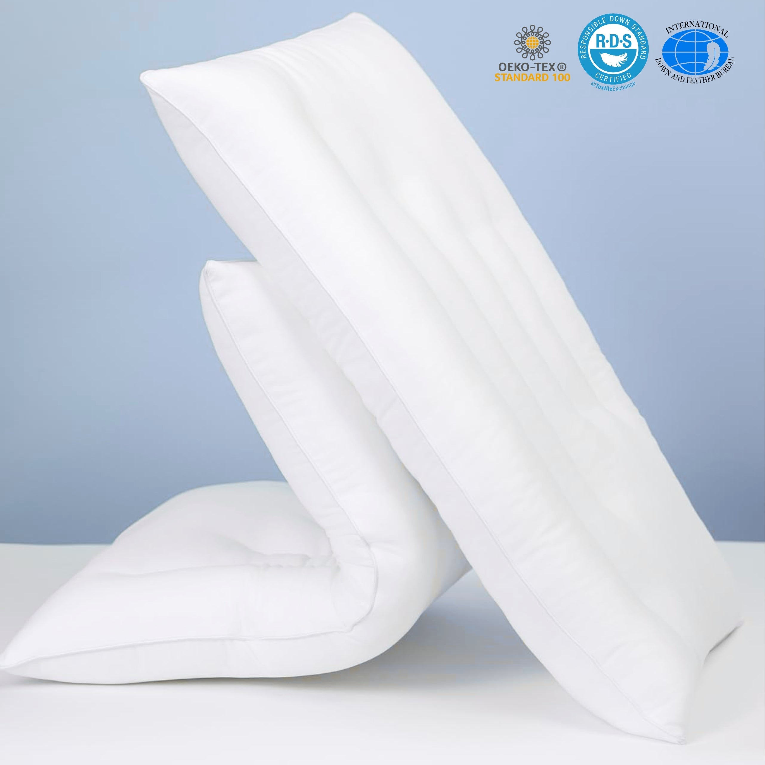 Ultra-Thin Pure Cotton Pillow for Side Sleepers - Best Pillow for Neck Pain with Low Loft Design and Hypoallergenic Cover 8