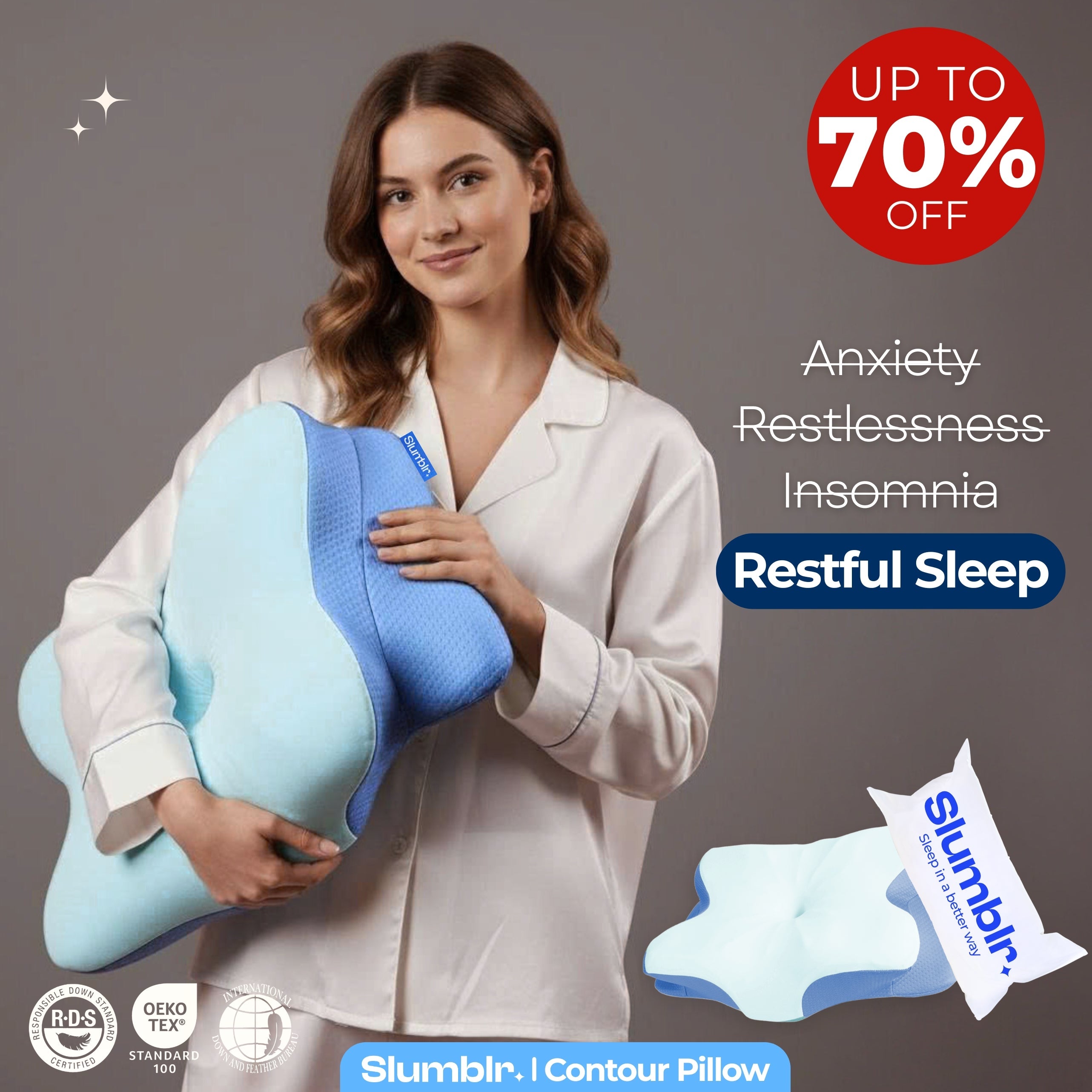 Ultra Contour Relief Pillow for Side Sleepers with Cooling Technology – Best Pillow for Neck Pain and Enhanced Spinal Support 2