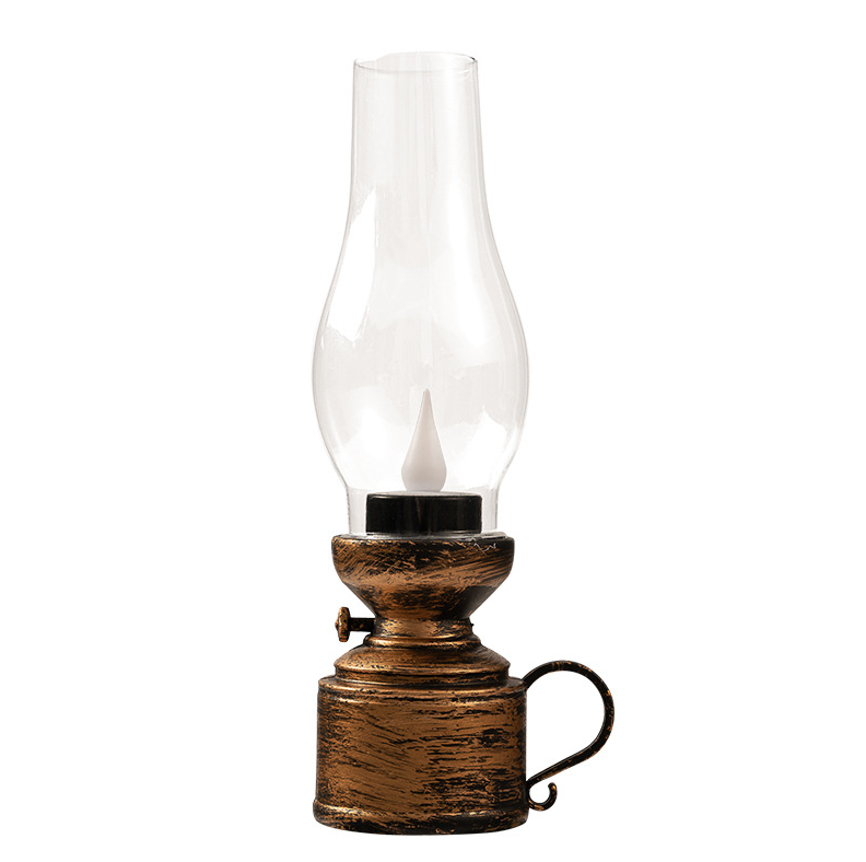 Vintage LED Candle Lamp with Realistic Flickering Flame β Indoor and Outdoor Safe Decorative Light 0