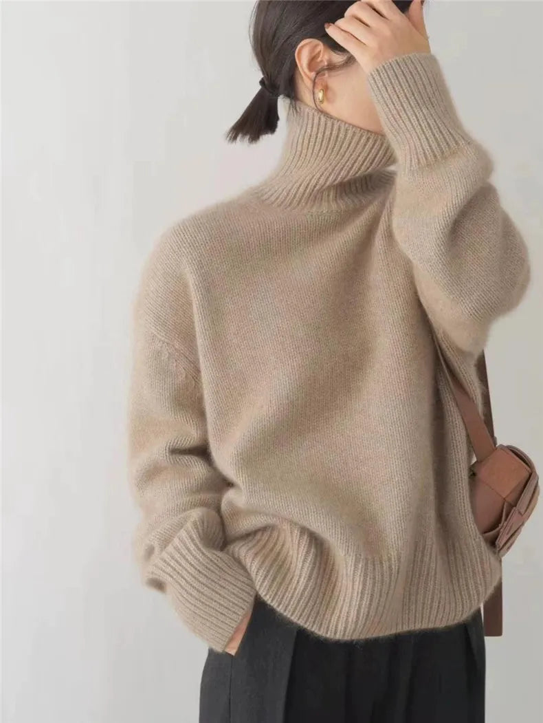Warm Turtleneck Sweater for Women – Casual and Versatile Design 5