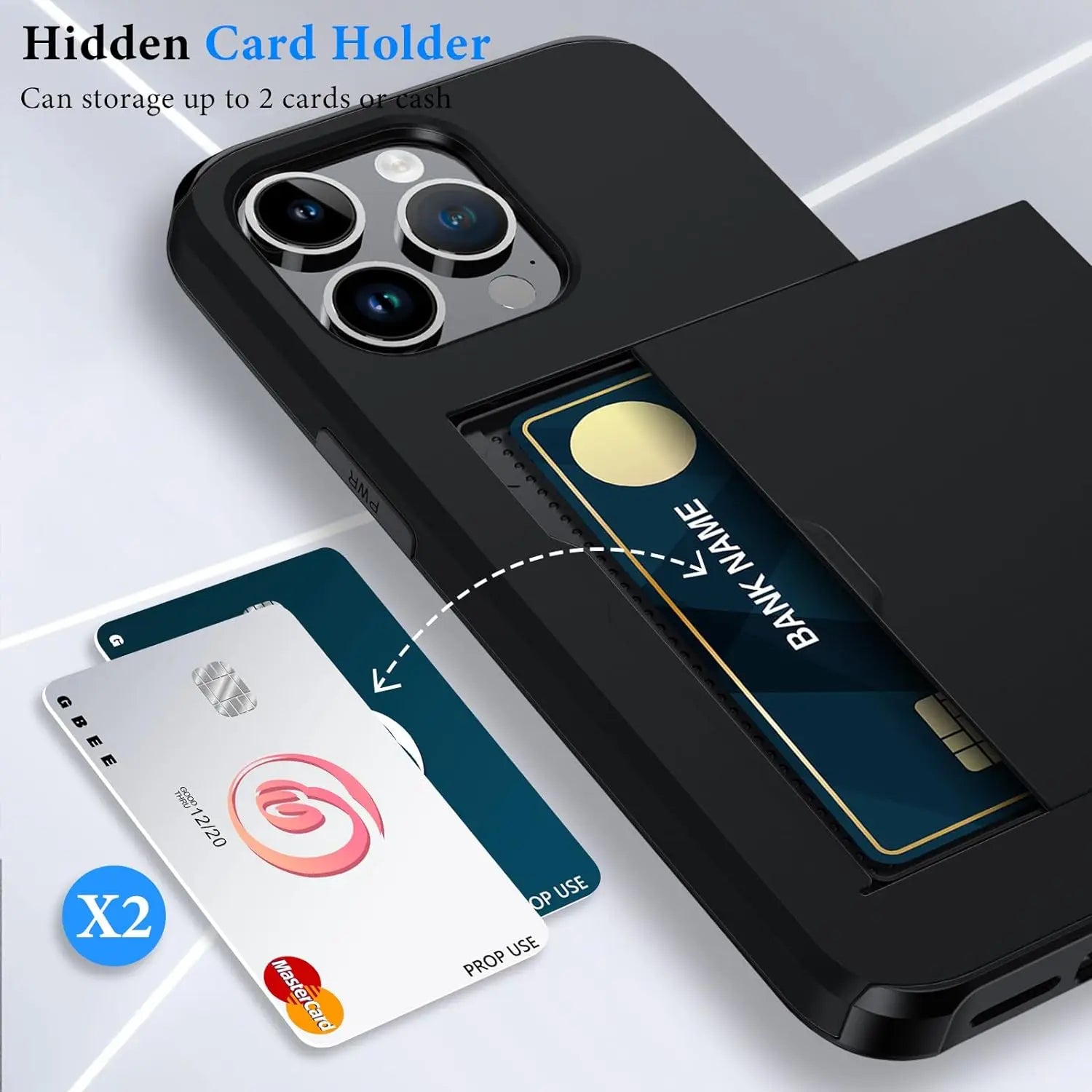 Wireless Slim Wallet Shockproof Phone Case