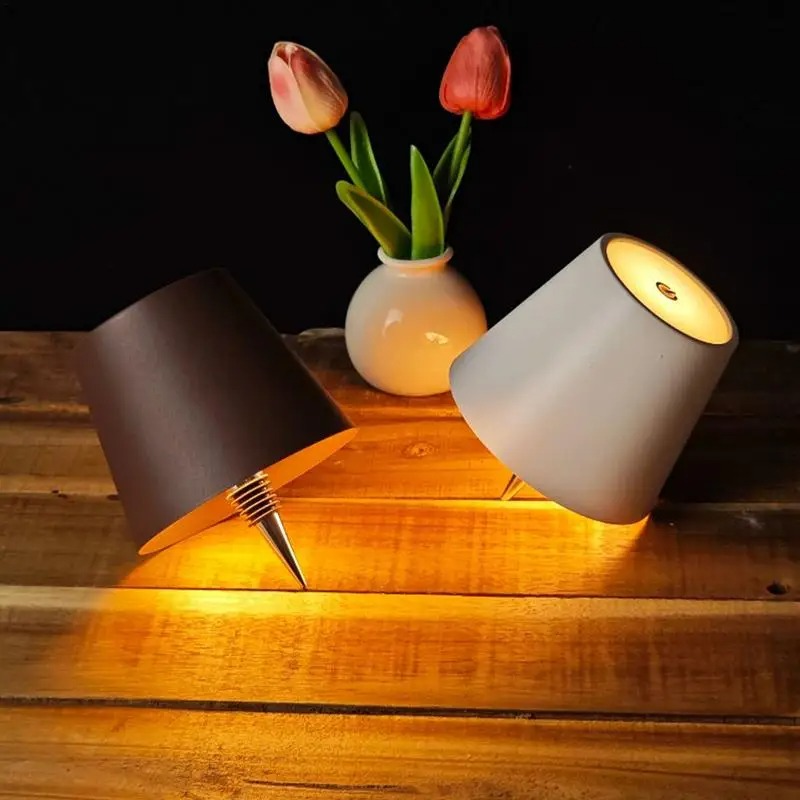 Wireless Touch Lamp for Bottles – Creative LED Home Decor Light, Energy-Efficient, Warm White, Adjustable Size 4