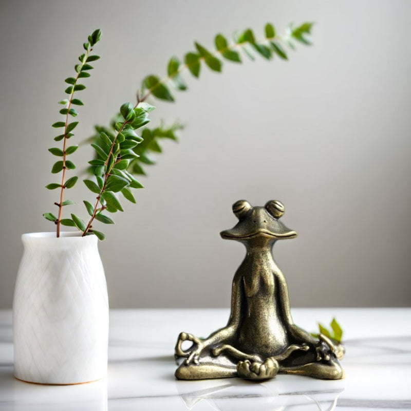 Zen Incense Holder Frog β Tranquil Ceramic Incense Burner for Sticks and Cones, Perfect for Meditation and Relaxation 3