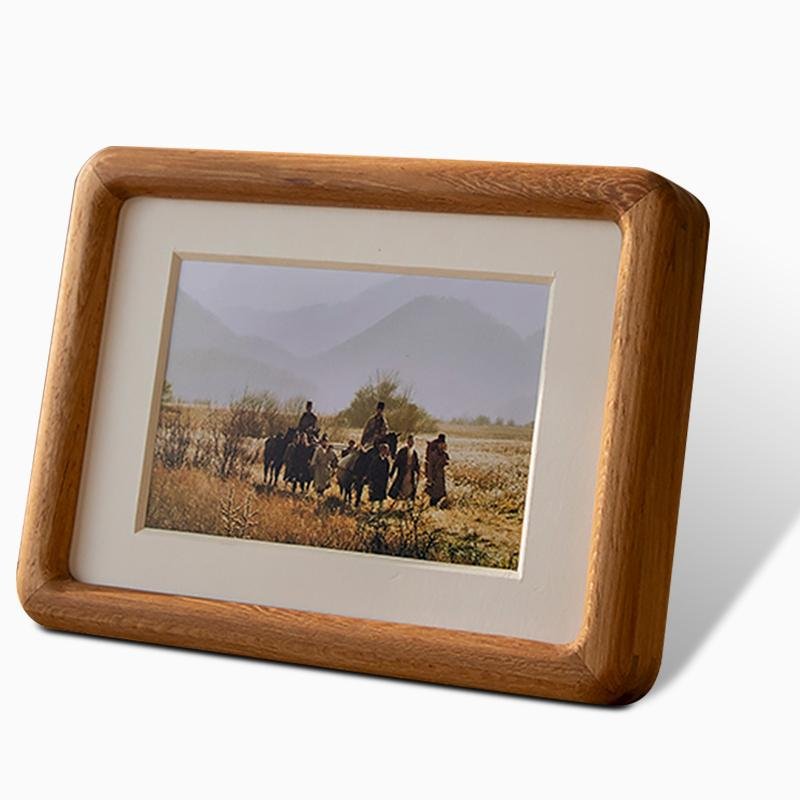 10 x 15 cm Rectangular Wood Picture Frame in Nut Brown – Eco-Friendly Photo Frame for Tabletop or Wall Hanging Decor 5