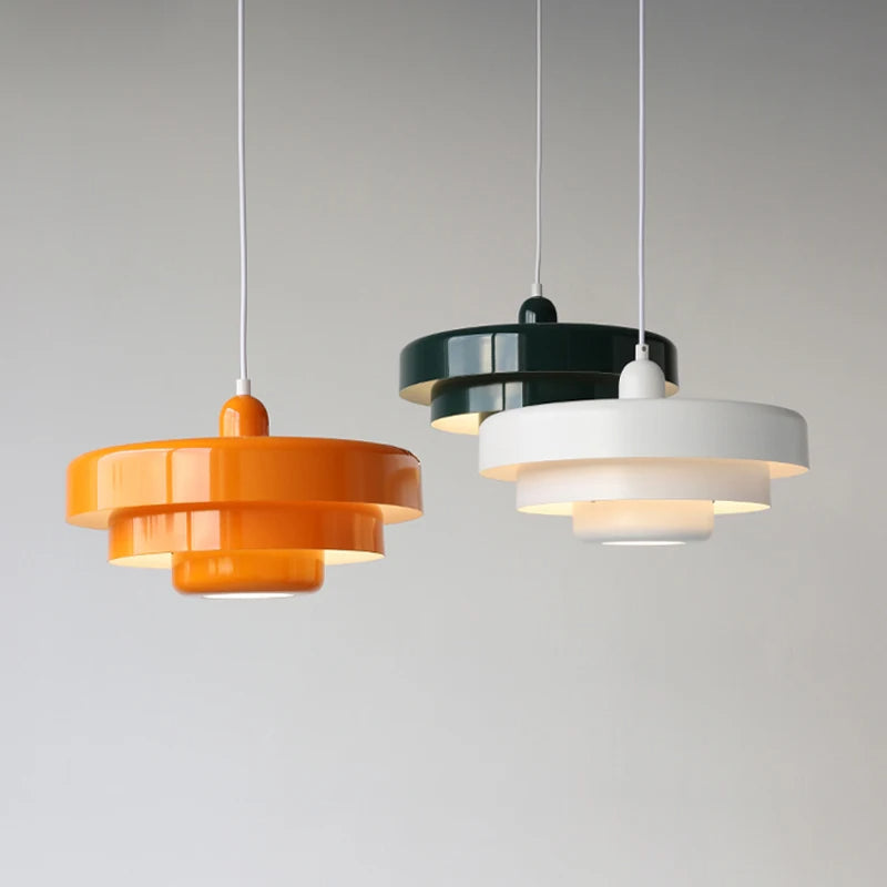 Modern Pendant Light – Italian Inspired – Frosted Glass Shade