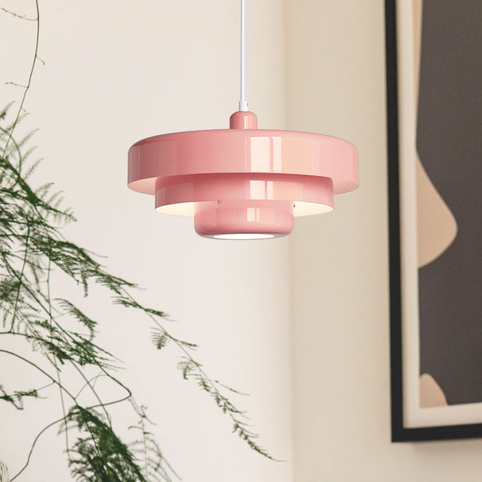 Modern Pendant Light – Italian Inspired – Frosted Glass Shade