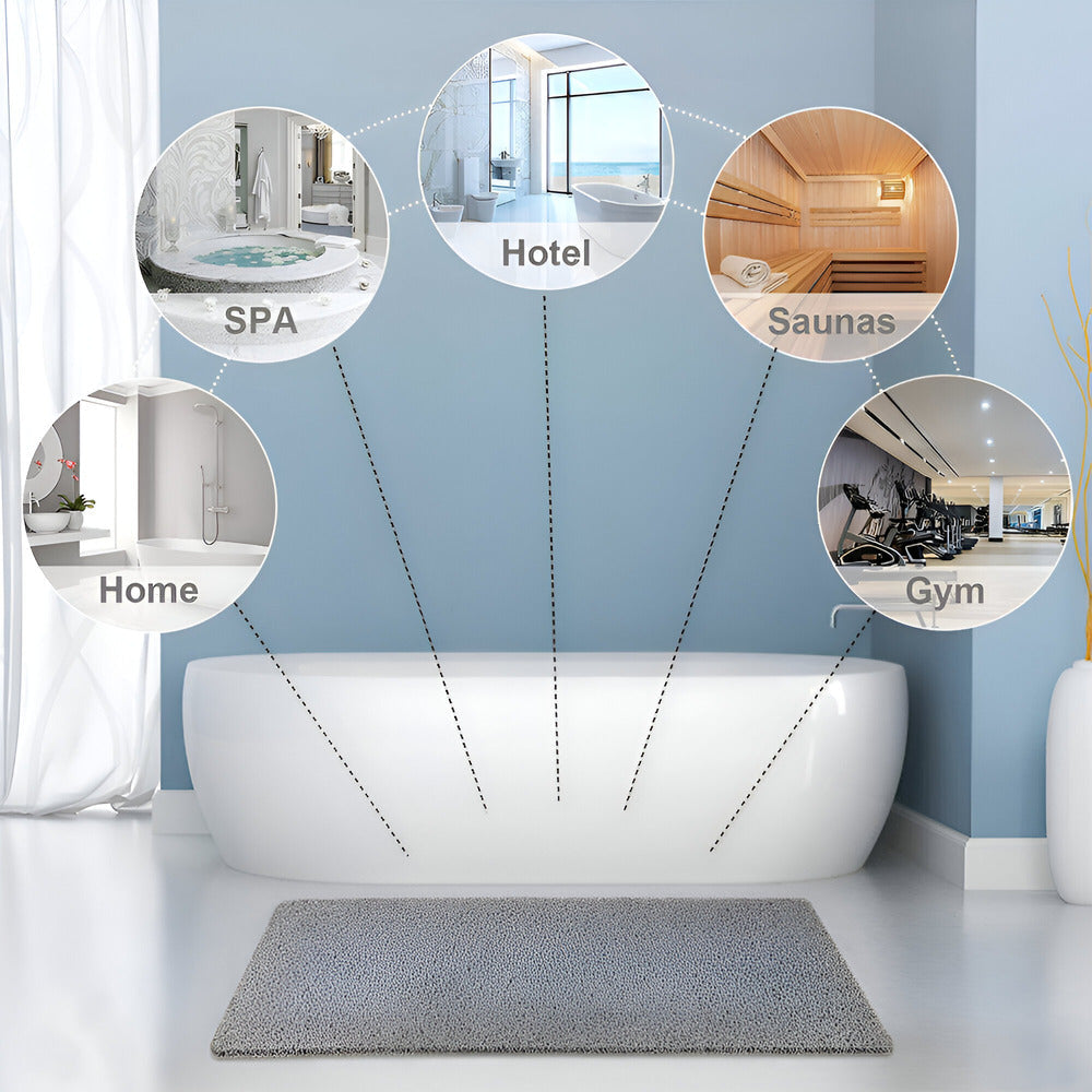 Anti-Slip Shower Mat with Soft Foot Support – Fast-Drying and Comfortable 3