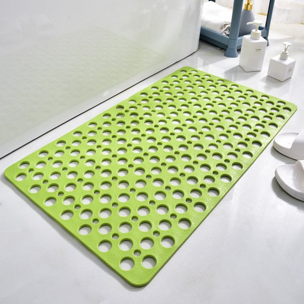 Anti-Slip Shower Mat with Suction Cups – Quick-Drain Design, Soft Textured Surface for Safety and Comfort, Non-Slip Bath Mat 7