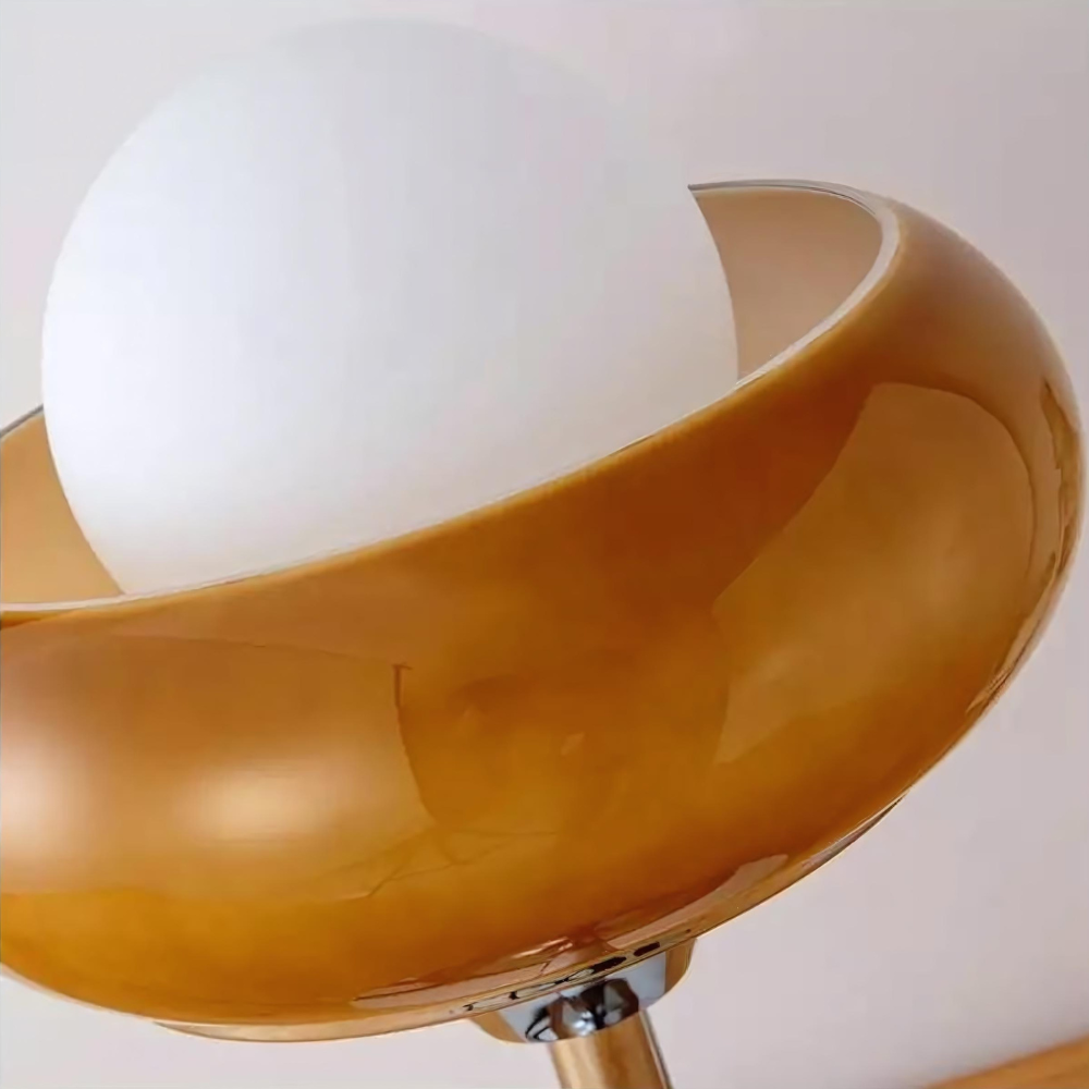 Avant-Garde Table Lamp with Egg Tart Design – Unique Modern Lighting for Living Room and Bedroom 6