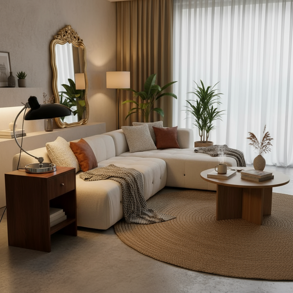 Bauhaus-Inspired Table Lamp with Chrome Finish – Elegant Iron Desk or Bedside Lamp for Stylish Living Room Illumination 3