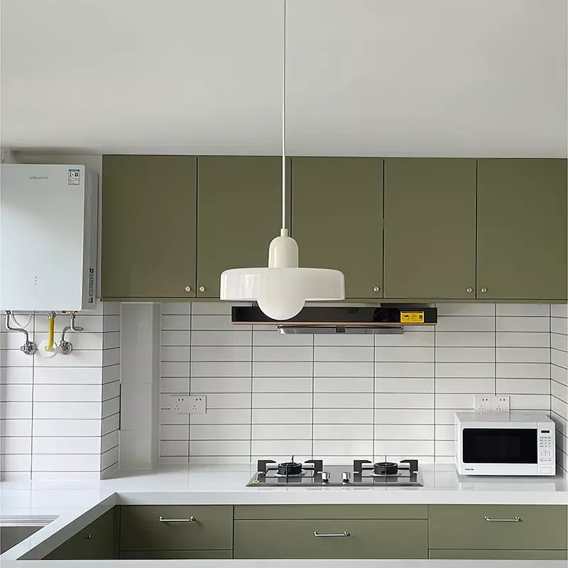 Bauhaus Glass Pendant Light – Colorful Design – Retro Ceiling Lamp