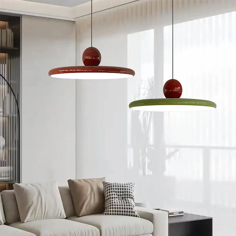 Bauhaus Style Glass Pendant Light – Modern Hanging Lamp for Kitchen and Dining Room, LED Design in Cream Color 4