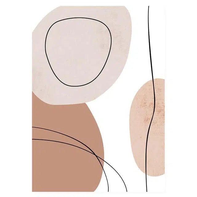 Boho Abstract Canvas Print – Vibrant 280gsm Wall Art for Home and Office 5