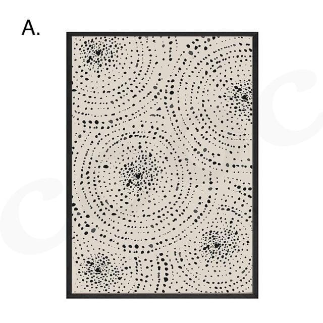 Boho Canvas Prints – Vibrant Abstract Art for Home and Office Decor 0