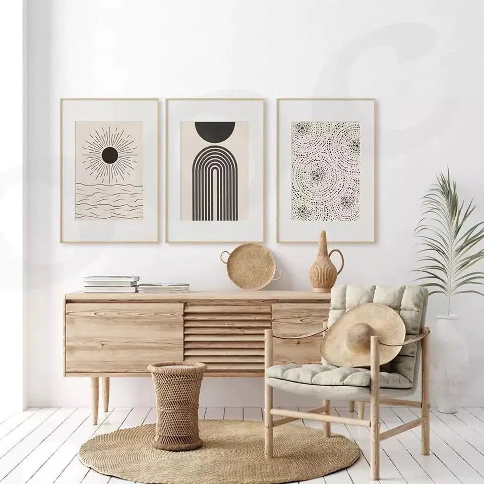 Boho Canvas Prints – Vibrant Abstract Art for Home and Office Decor 3