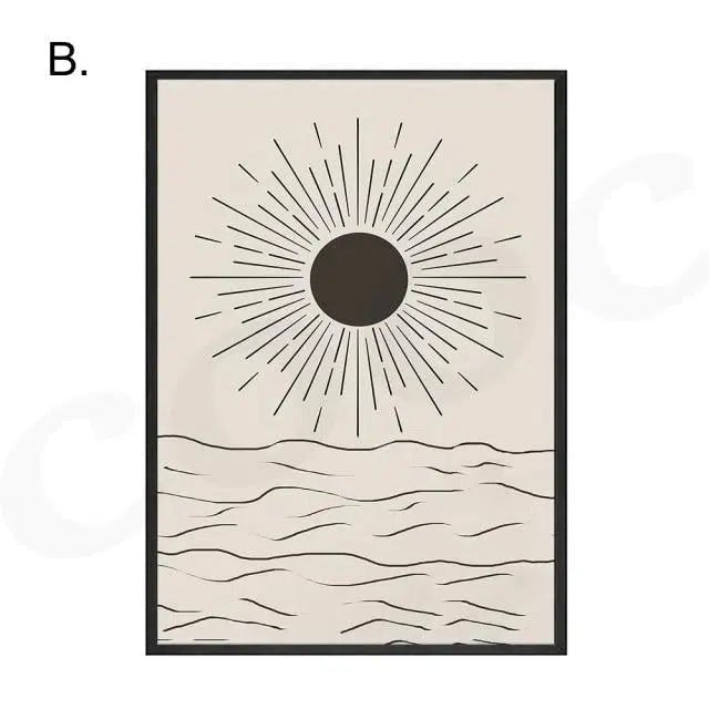 Boho Canvas Prints – Vibrant Abstract Art for Home and Office Decor 4