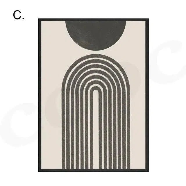 Boho Canvas Prints – Vibrant Abstract Art for Home and Office Decor 5