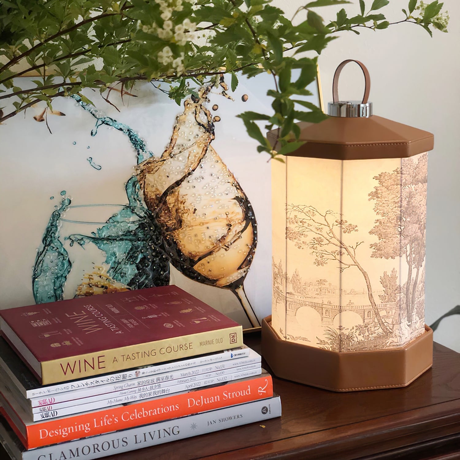 Built-in Battery Table Lamp with Integrated LED – Elegant Linen Cordless Bedside Lamp for Home Décor, Touch Control, USB Charging 2