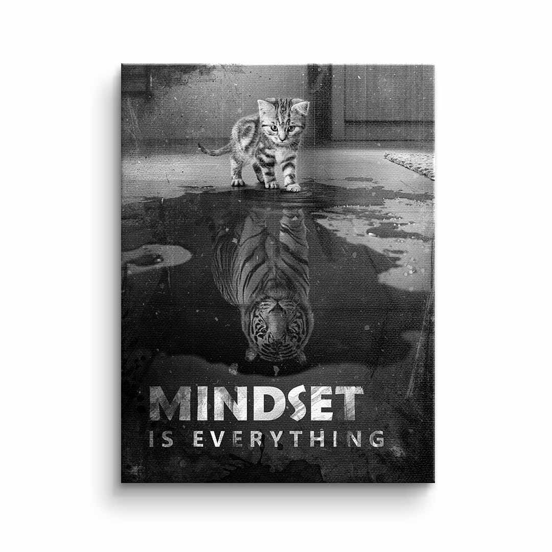Canvas Wall Art - Mindset is Everything #Tiger - Ready to Hang Canvas Prints in Various Sizes 17