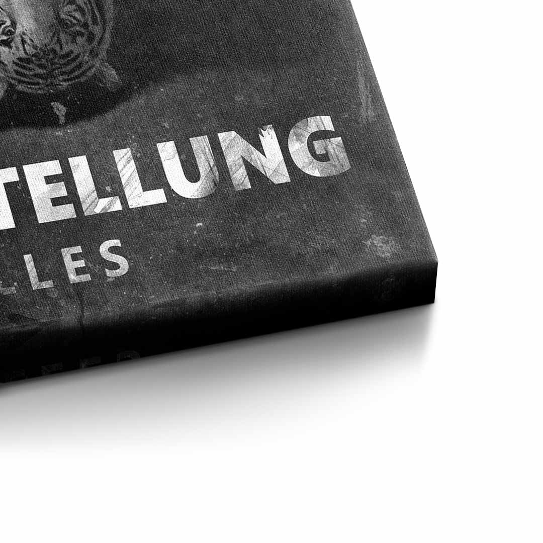 Canvas Wall Art - Mindset is Everything #Tiger - Ready to Hang Canvas Prints in Various Sizes 8