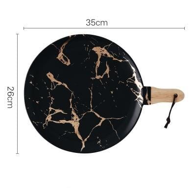 Ceramic Dinnerware Set with Modern Marble Glaze – Elegant Tableware for Casual and Formal Dining 16