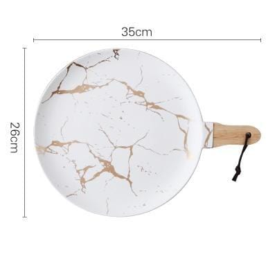 Ceramic Dinnerware Set with Modern Marble Glaze – Elegant Tableware for Casual and Formal Dining 23