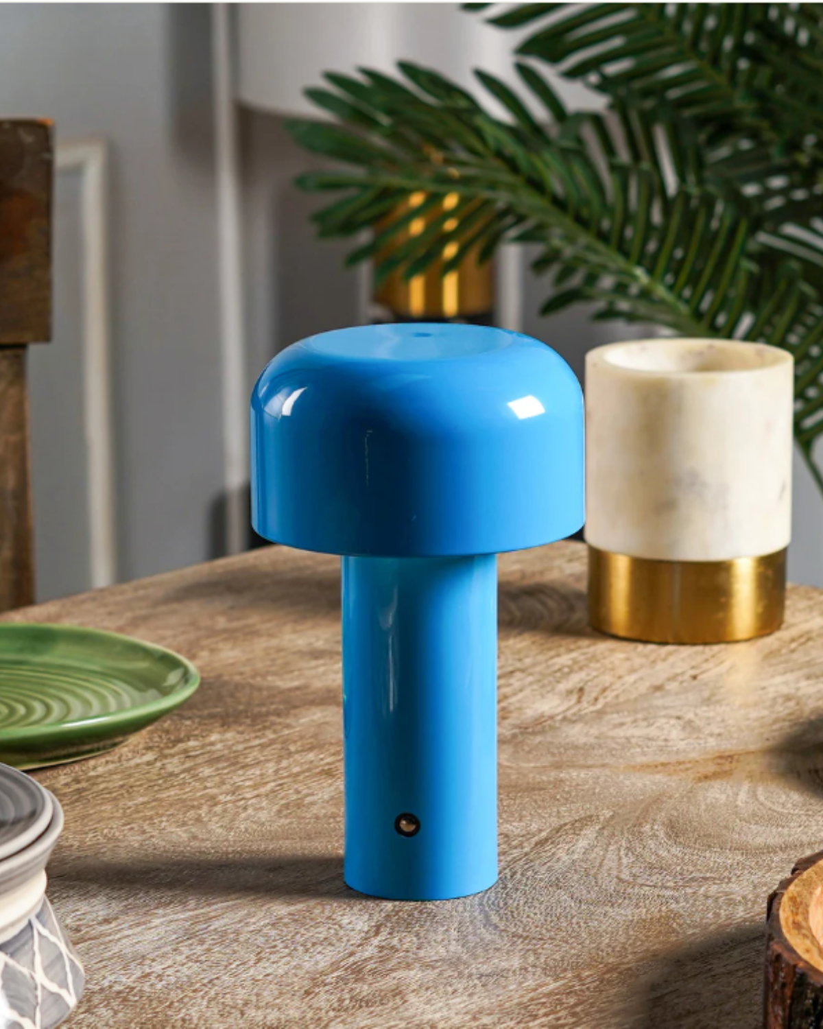 Charming Mushroom Table Lamp – Rechargeable Cordless Bedside Lamp for Whimsical Nightstand Illumination 2