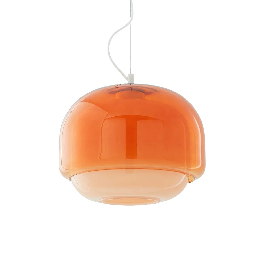 Colorful Glass Pendant Light – Spherical Design for Kitchen Pendant Lighting and Modern Decor 0