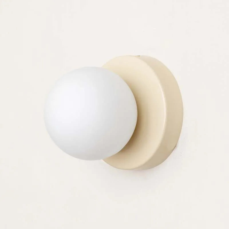 Colourful Macaron LED Wall Lamp – Modern Frosted Glass Wall Sconce Lighting in 10cm and 12cm Sizes for Indoor Use 8